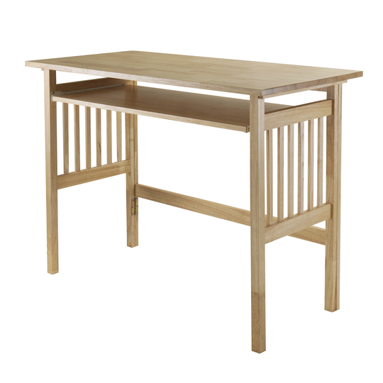 Winsome Wood Mission 40-in x 30-in Natural Wood Computer Desk