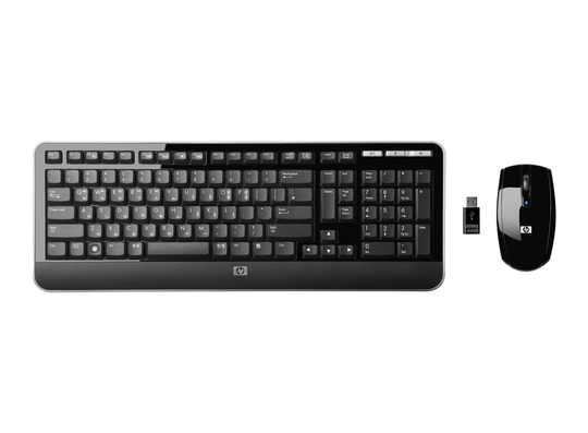 Clavier et souris multimédia sans fil HP