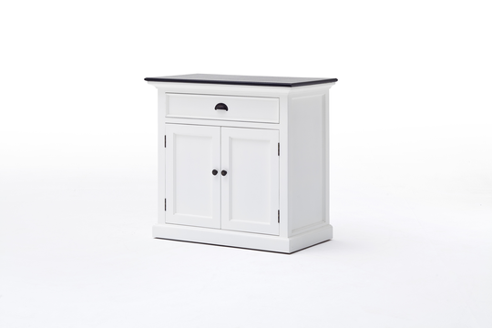 NovaSolo Halifax Contrast Buffet - White/Mahogany