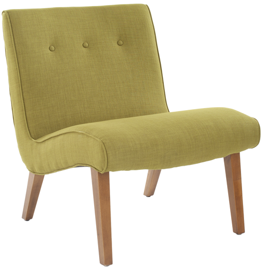 Safavieh Mandell Chair with Buttons - Green