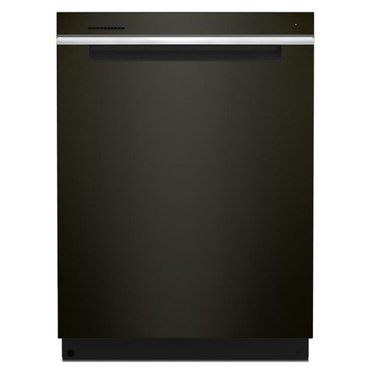 Whirlpool Black Stainless Steel 47 dB 24-in Hidden Control Panel Built-In Dishwasher - Energy Star Certified