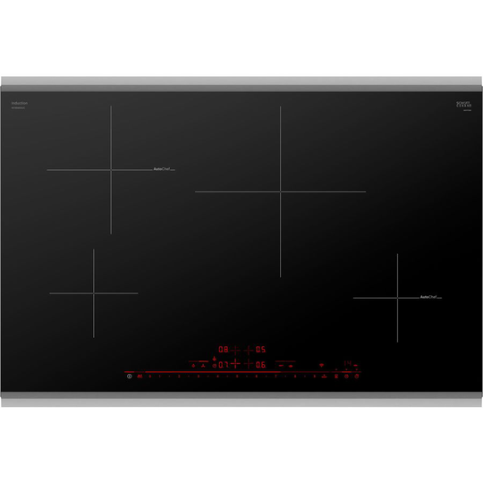 Bosch 30" 800 Series Induction Cooktop Black Stainless Steel Frame Home Connect