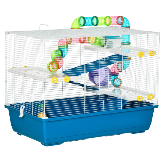PawHut 31-in Blue Large Hamster Cage