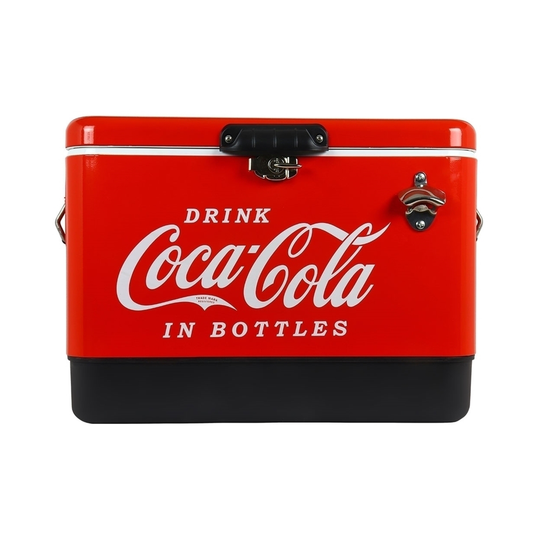 Coca-Cola 51-L Red Insulated Chest Cooler