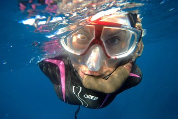 "Walking in the sea" in a Natural Protected Bay Tenerife