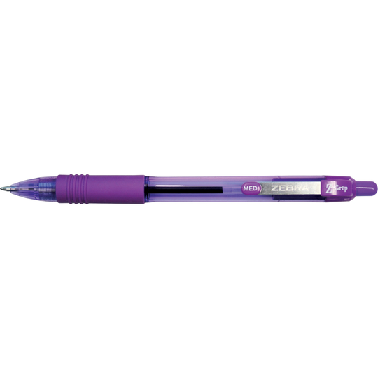 Zebra Z-Grip 12-Pack Small Violet Ballpoint Pens