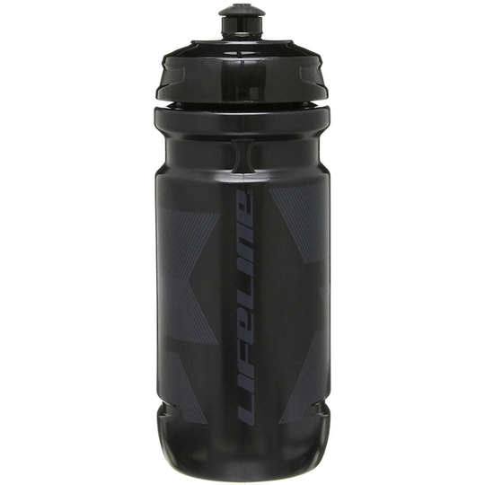 LifeLine Water Bottle 600ml - 600ml} - Black - Black