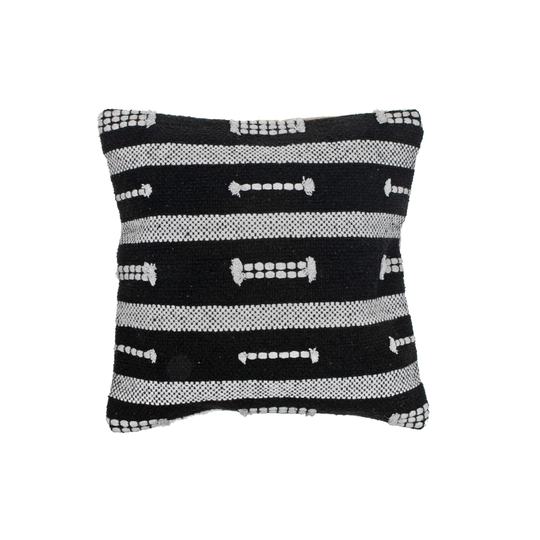 IH Casa Decor Ivory 18-in x 18-in Square Indoor Throw Pillow - 2-Piece