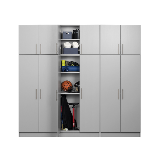 Prepac Elite 6-Piece Storage Set - 96-in - Grey