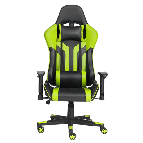 Highmore Green and Black Contemporary Ergonomic Adjustable Height Swivel Desk Chair
