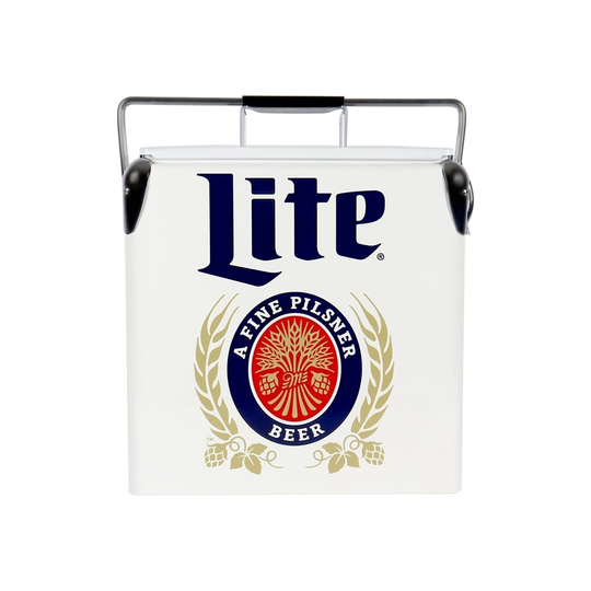Miller Lite 13-L White Insulated Chest Cooler