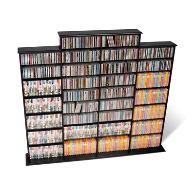 Prepac Furniture Quad Width Wall Multimedia Storage