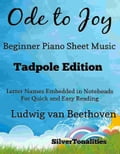 Ode to Joy Beginner Piano Sheet Music Tadpole Edition