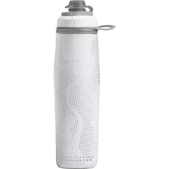 Camelbak Peak Fitness Chill 750ml Water Bottle - 750ml} - Whie-Silver