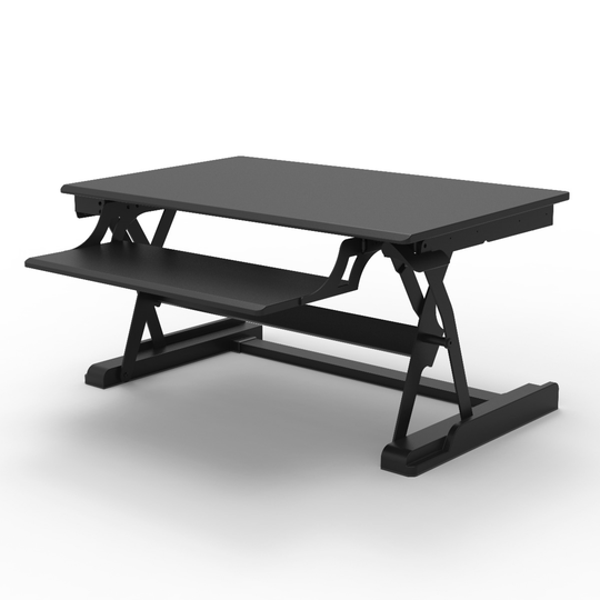 Luxor Premier Standing Desk Converter - Black