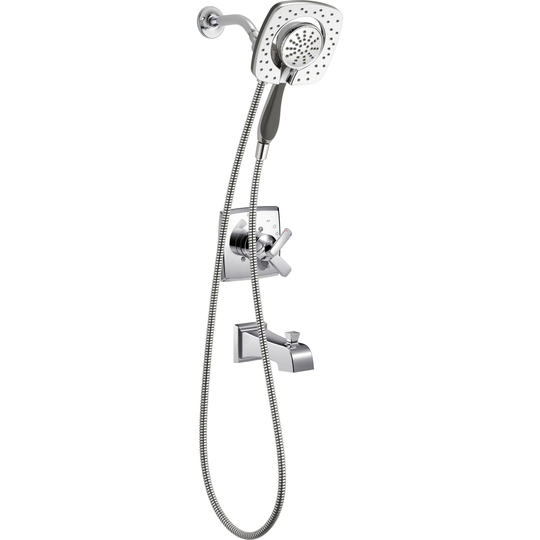 Delta Ashlyn 17 Series Bath and Shower Trim Set with Hand Shower - Chrome