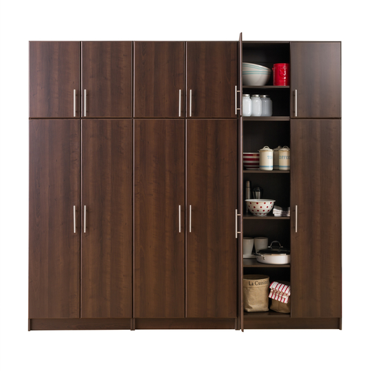 Prepac Elite 6-Piece Storage Set - 96-in - Espresso