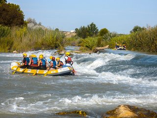 Rafting down the Segura river (Cieza)