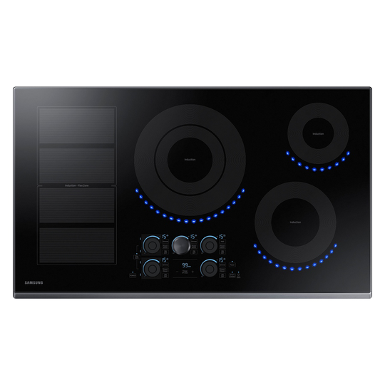 Samsung 36-in 5-Element Smooth Surface Induction Electric Cooktop (Stainless Steel)