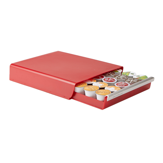 Mind Reader Red Single-Serve Coffee Pod Drawer