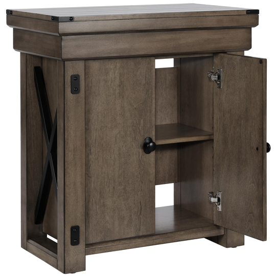 Ameriwood Home Wildwood - Aquarium Stand - 20 Gallons - Rustic Gray