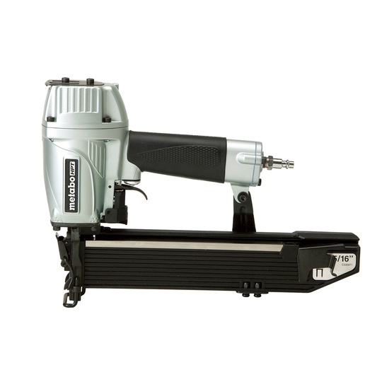 Metabo HPT 16-Gauge 15/16-in Wide Crown Construction Pneumatic Stapler