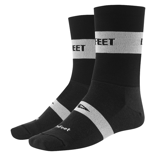 Defeet Aireator Team Classic Socks - L/XL/XXL} - Black-White