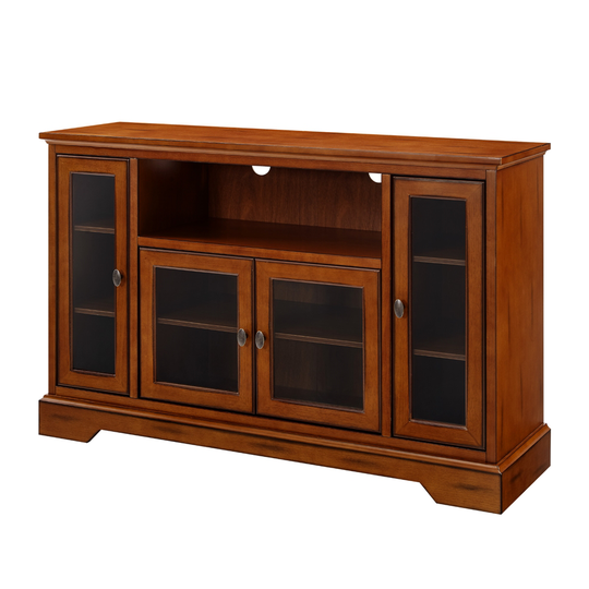 Walker Edison Modern TV Cabinet - 52-in x 33-in - Brown