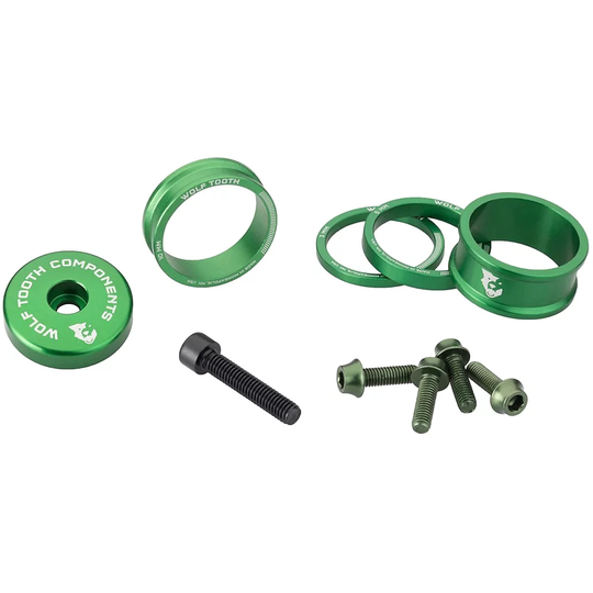Wolf Tooth Anodised Bling Kit - Green
