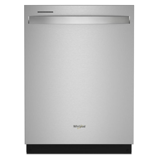 Whirlpool 47 dB 24-in Stainless Steel Built-In Dishwasher with Hidden Control Panel - Energy Star Certified