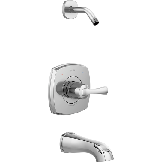 Delta Ara 14 Series Bath and Shower Trim Set without Shower Head - Chrome