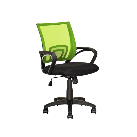 CorLiving 18.50-in x 18.25-in Lime Green Mesh Back Office Chair