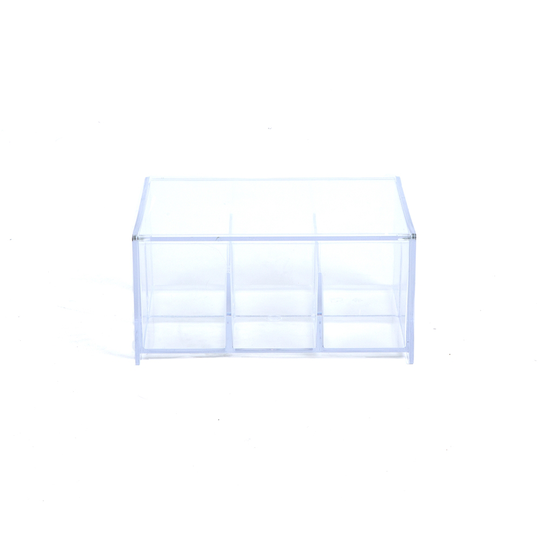 Mind Reader Clear 6-Compartment Acrylic Coffee Organizer
