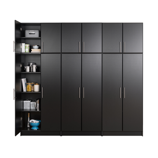 Prepac Elite 6-Piece Storage Set - 96-in - Black