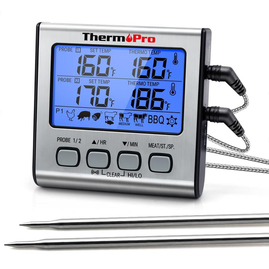 ThermoPro TP-17 Dual-Probe Digital Thermometer