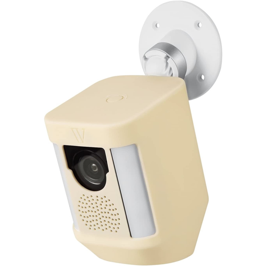 Wasserstein Beige Weather-Resistant Camera Skin for Ring Spotlight Cam Battery (1-Pack)