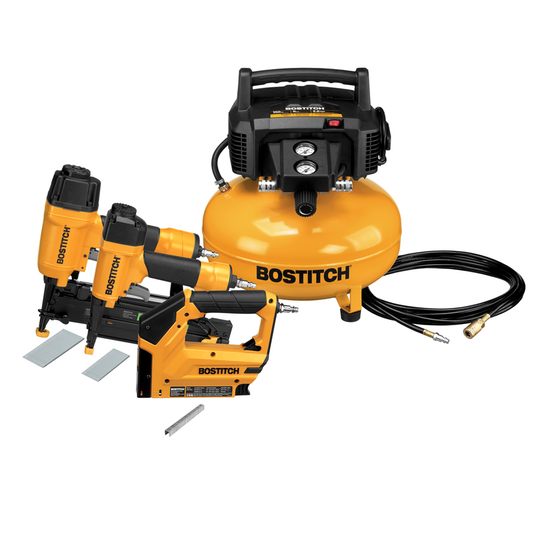 Bostitch 6-Gallon Single Stage Portable Electric Pancake Air Compressor