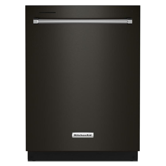 KitchenAid 24-in Black Stainless Steel 44 dB Energy Star Certified Built-In Dishwasher