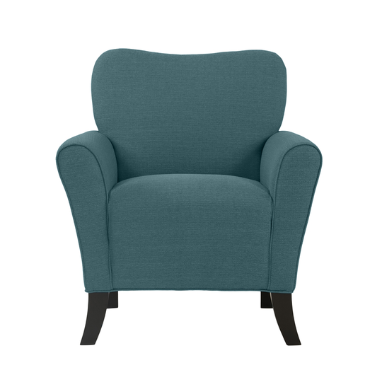 Handy Living Thangavelu Modern Caribbean Blue Polyester Accent Chair