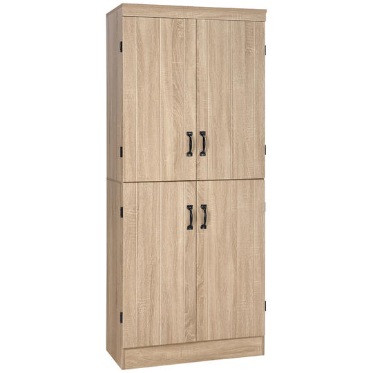 HomCom Natural Composite Pantry