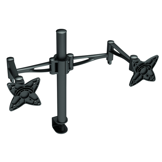 TygerClaw 13-in to 23-in Black 2 Monitor Desk Mount