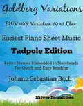 Goldberg Variations BWV 988 Variation 19a1 Clav Easiest Piano Sheet Music