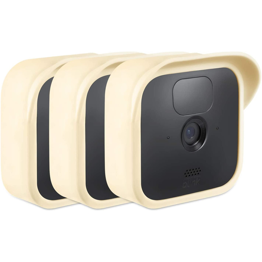 Wasserstein Beige Camera Skin with Sunroof for Blink Outdoor (3-Pack)