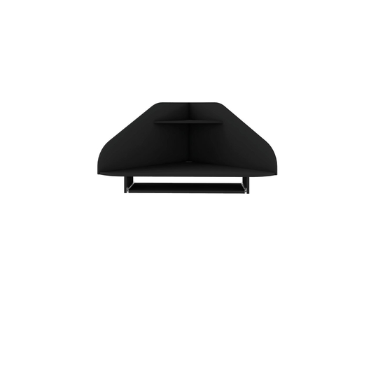 Manhattan Comfort Bradley Floating Corner Desk - 43.98-in - Black