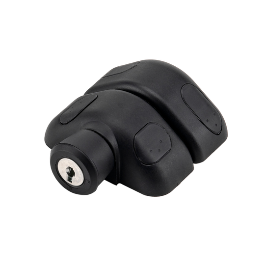 Richelieu Side-Pull Magnetic Safety Pool Gate Latch with Key - Black