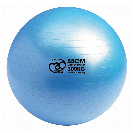 Fitness-Mad 300kg Swiss Ball (55cm) - Blue