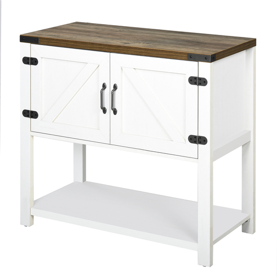 HomCom 35.43-in W Composite Wood Sideboard