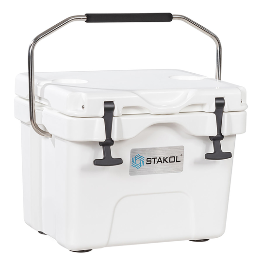 Costway White 16-QT Portable Insulated Chest Cooler