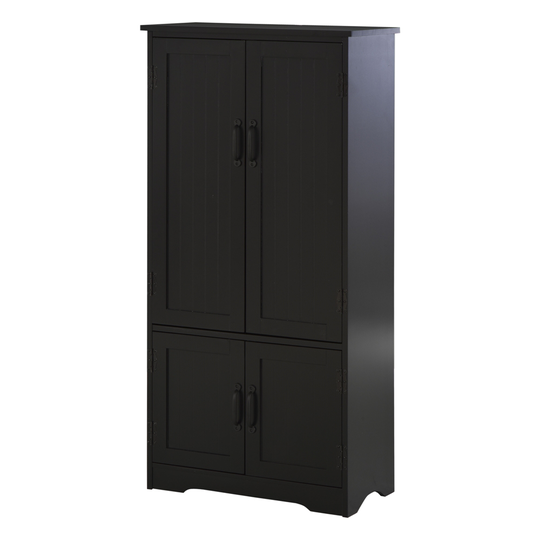 HomCom 23.62-in W Composite Wood Freestanding Pantry