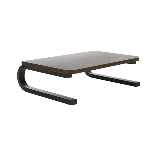 Mind Reader 14-in Brown Traditional Adjustable Monitor Stand